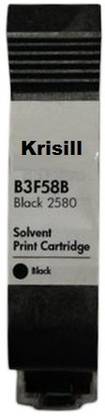 OG B3F58A Black 2580 Solvent Print Cartridge Black Ink Cartridge