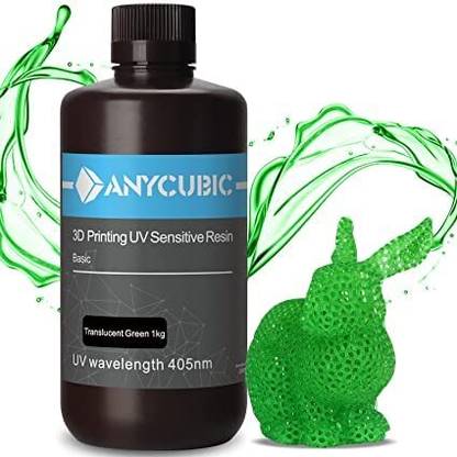 Anycubic Resin 405nm SLA UV-Curing Green Ink Bottle