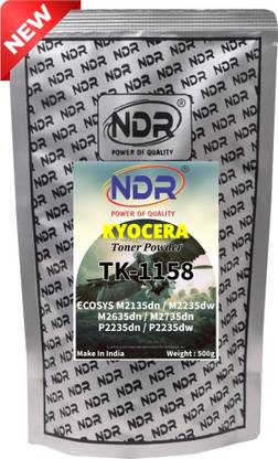 NDR ORIGINAL KYOCERA TK-1158 For ECOSYS M2135 M2235 M2635 M2735 P2235 (500g) Toner Black Ink Toner Powder