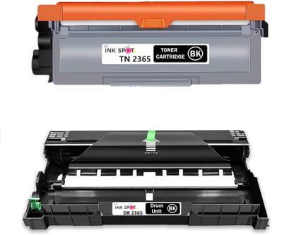 Inkspot TN 2365 + DR2365 Drum Unit Combo for Use in Brother HL-L2321D, L2361DN,L2366DW Black Ink Cartridge
