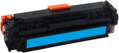 स्पस CC531A / 304A / CRG 718 CYAN Toner Cartridge For HP Printer एक रंग इंक टोनर