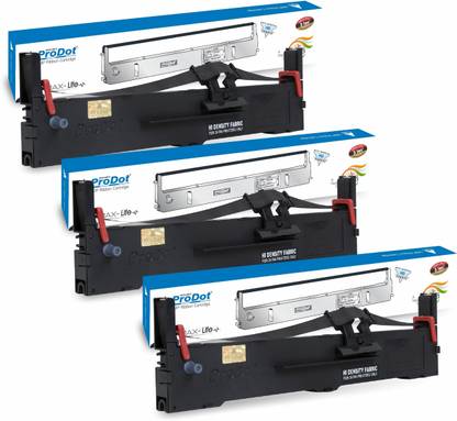 PRODOT DMP Ribbon Cartridge Compatible with Epson LX 310, LQ 310 Dot Matrix Printer Black Ink Cartridge