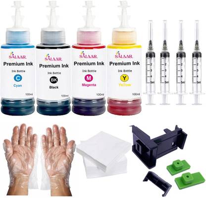 salaar 682 Ink Refill Compatible For HP 6075, 6078, 6475, 6478 682 Ink Black + Tri Color Combo Pack Ink Cartridge