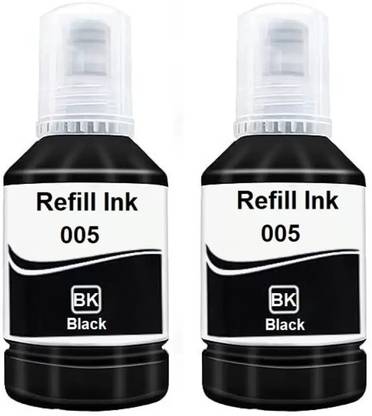 GPN PRINT 005 Refill Ink for Compatible Epson M2140, M1100, M1120, M2110, Printer(2Pcs) Black Ink Bottle