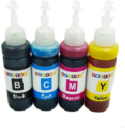 verena Refill For Use In 678 Black 678 Color Ink Cartridge For 100 Ml Each Bottle Black + Tri Color Combo Pack Ink Bottle