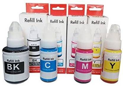 ST-SCANTER GI-790 Combo Ink for USE in PIXMA G1000, G1010, G1100, G2000, G2002, G2010 Black + Tri Color Combo Pack Ink Bottle