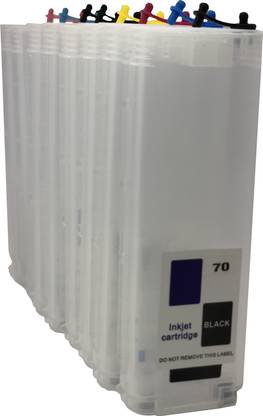 UV 70 (C/Y/M/PB/MBK/ Black + Tri Color Combo Pack Ink