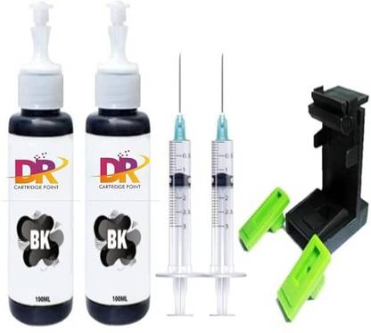 DR CARTRIDGE POINT Refill Ink-Blk-2 Syringe & Section Tool Black Ink Cartridge