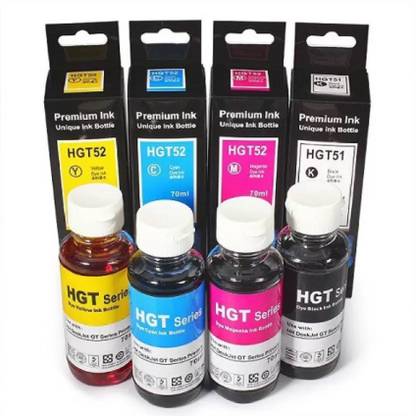 ZOKIO 310 / 410 / 415 / 419 / GT5821 / 5GT820 Black + Tri Color Combo Pack Ink Bottle