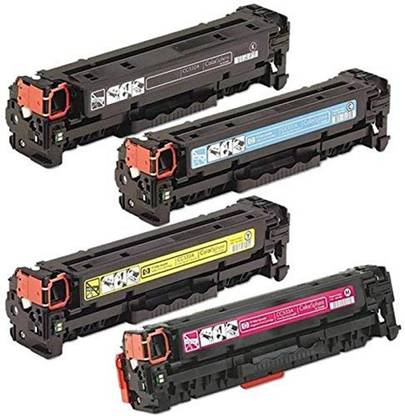 inexG CC530A / CC531A / CC532A / CC533A / 304A / CRG 718 BLACK CYAN YELLOW MAGENTA Black + Tri Color Combo Pack Ink Toner