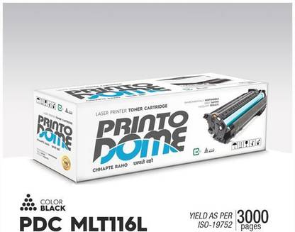 PRINTODOME PDC-116L Black Toner Cartridge Black Ink Toner Powder