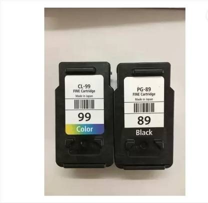 KAVYATECH PG 89 & CL 99 Combo Ink Black + Tri Color Combo Pack Black Ink Cartridge