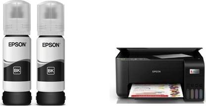 EPS ORIGINAL Epson L3250 All In One Ink Tank Wifi A4 Color Printer SET OF 2 Black Ink Bottle