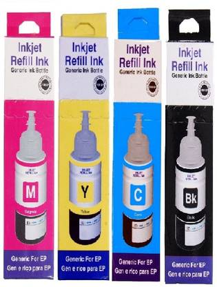 Ang Refill Ink for Use in Epson L210 Printer 70 ML Each Bottle Tri-Color Ink Cartridge