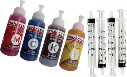 Pinnacle Ink Refill Ink High Quality Compatible Ink for 805 HP cartridge REFILL KIT Black Ink Bottle