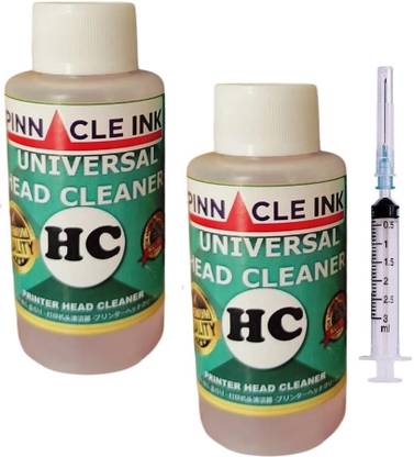 PINNACLE 2 Unblock Print Head Nozzles Fits For All Printer Cleaning Kit White Ink Bottle