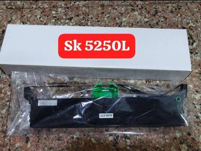 TVSE SYNKEY 5250 L PASS BOOK RIBBON CARTRIDGE Black Ink Toner