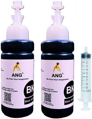 Ang Refill for PG 40, 40, CL 41, 57, MG-2470, MG-, MP-245 (200 ml) Black Black - Twin Pack Ink Bottle
