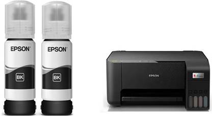 EPS ORIGINAL Epson L3252 All In One Ink Tank Wifi Color Printer SET OF 2 Black Ink Bottle