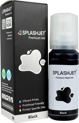 Splashjet 003 Ink for EP L3110, L3150, L3250, L3152, Printer - (70g x 1 Bk) -501732 Black Ink Bottle