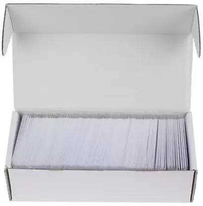 GPN PRINT White PVC ID Cards For Inkjet Printers (Aadhar Card, College ID, Gate Pass, etc White Ink Cartridge