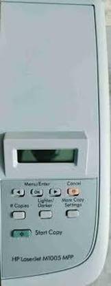 idencis Laserjet Display Control Panel Set Hp M1005 MFP White Ink Toner