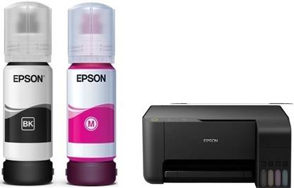 EPS ORIGINAL Epson Ecotank L3101 All In One Ink Tank Color Printer Magenta & Black Ink Bottle