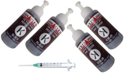 Pinnacle Ink Canon PIXMA MG2570 All BLACK Ink Cartridge Ink Bottle All BLACK Black Ink Bottle