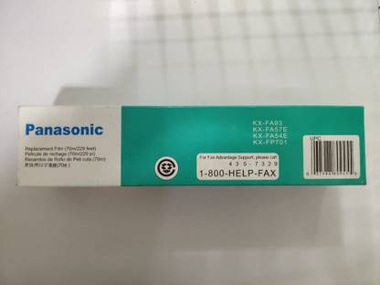 Sai Panasonic KX-FA93, KX-FA57E, KX-FA54E, KX-FP701 Fax Film TTR Roll Black Ink Toner