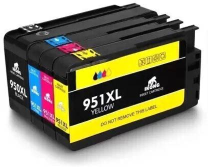 INKTECH 950XL&951XL Ink Cartridge For Pro 8600 8610 8620 8630 8660 8640 8615 8625 276DW Black + Tri Color Combo Pack Ink Cartridge