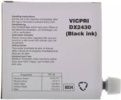 VICPRI DX 2430 Black Ink for RICOH Copy Printer(500 ml) Black Ink Cartridge