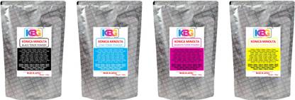 KBG For KONICA MINOLTA bizhub C224 C220 C258 C250i C266 C451 C70HC C6000 C1060 C1085 Black + Tri Color Combo Pack Ink Toner Powder