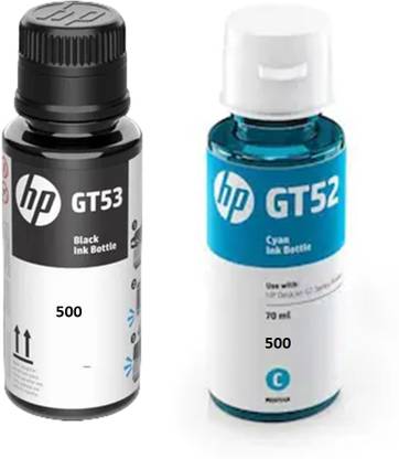 HP ORIGINAL INK BOTTLE FOR HP 500 ALL IN ONE Black & Cyan SMART TANK PRINTER Cyan Ink Bottle