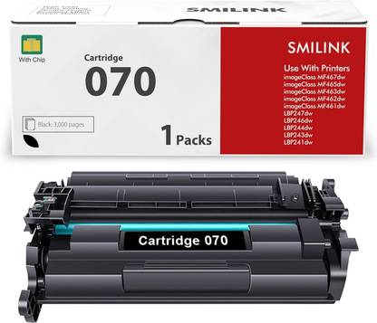 wetech 070 TONER CARTRIDGE COMPITABLE WITH CANONN MF465 MF462 LBP247 LBP246(WIH CHIP ) Black Ink Toner