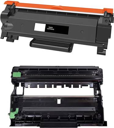 CHIYAD TN-2465+DR-2465 Imaging Drum Unit Combo Pack for Brother HL-L2351DW Printers Black - Twin Pack Ink Cartridge