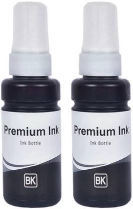 tequo Refill Ink for Epson L130 , L220 , L310 , L565 , L365 , L485 , L1300 Pack Of 2 Black Ink Bottle