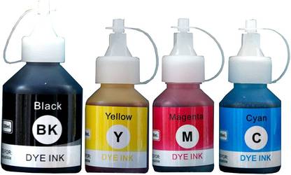 Ang Refill Ink for Brother DCP-T420W,T520W,T820DW,T220,T920DW,T420W,T710W Black + Tri Color Combo Pack Ink Bottle