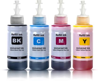 salaar Refill Ink for HP 1000 Printer, HP Deskjet 3050 All-in-One Printer J610 Tri-Color Ink Bottle