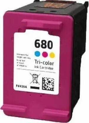 INKTECH 680 TRICOLOR INK Black + Tri Color Combo Pack Ink Cartridge