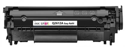 Inkspot Easy Refill 12A, Q2612A Toner Cartridge for HP Laserjet 1010, 1012, 1018, 1020, Black Ink Cartridge