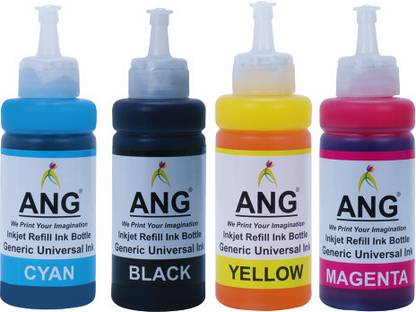 Ang Refill Ink MG3670, MG2970, iP7270, MG2577, MG3070, MG2570, MG3077, MG2470 Black + Tri Color Combo Pack Ink Cartridge