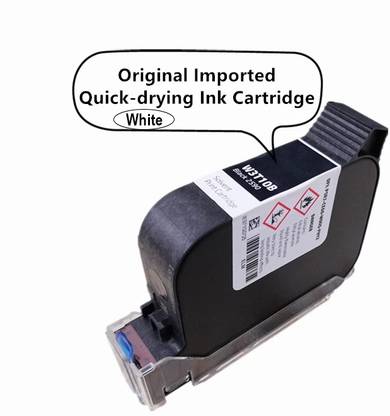 Salty High Quality W3T10B / 2590 Solvent for Handheld Inkjet Printer Compatible colour White Ink Cartridge