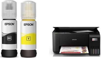 EPS ORIGINAL Epson L3250 All In One Ink Tank Wifi A4 Color Printer Yellow & Black Ink Bottle