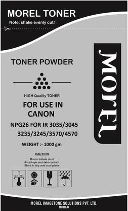 MOREL NPG26 IR 3035 3045 3235 3245 3570 4570 Photocopier and Printer Black Ink Toner Powder