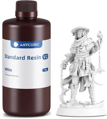 Anycubic 8K Standard Resin V2 Enhanced Toughness and Strength Resin Black Ink Bottle