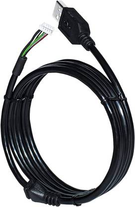 Ab enterprises Yonkx Mantra USB Type Cable For Biometric Finger Print Scanner 1.5 Meter Black Ink Toner