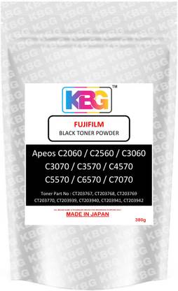KBG ORIGINAL For Fujifilm ApeosC2060 C2570 C3060 C3070 C3570 C4570 C5570 C6570 C7070 Black Ink Toner Powder
