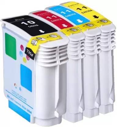 ST-SCANTER 10 & 11 Ink Cartridges Black + Tri Color Combo Pack Ink Cartridge