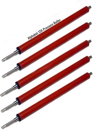ALPHABET 12A Pressure Roller Use In Q2612A/Fx9 Cartridge for HP1010,1012,1018 Pack of 5 Red Ink Toner
