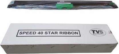 TVSE TVS Speed 40 Star Ribbon Electronics Dot Matrix Black Ink Cartridge ORIGINAL Black Ink Cartridge